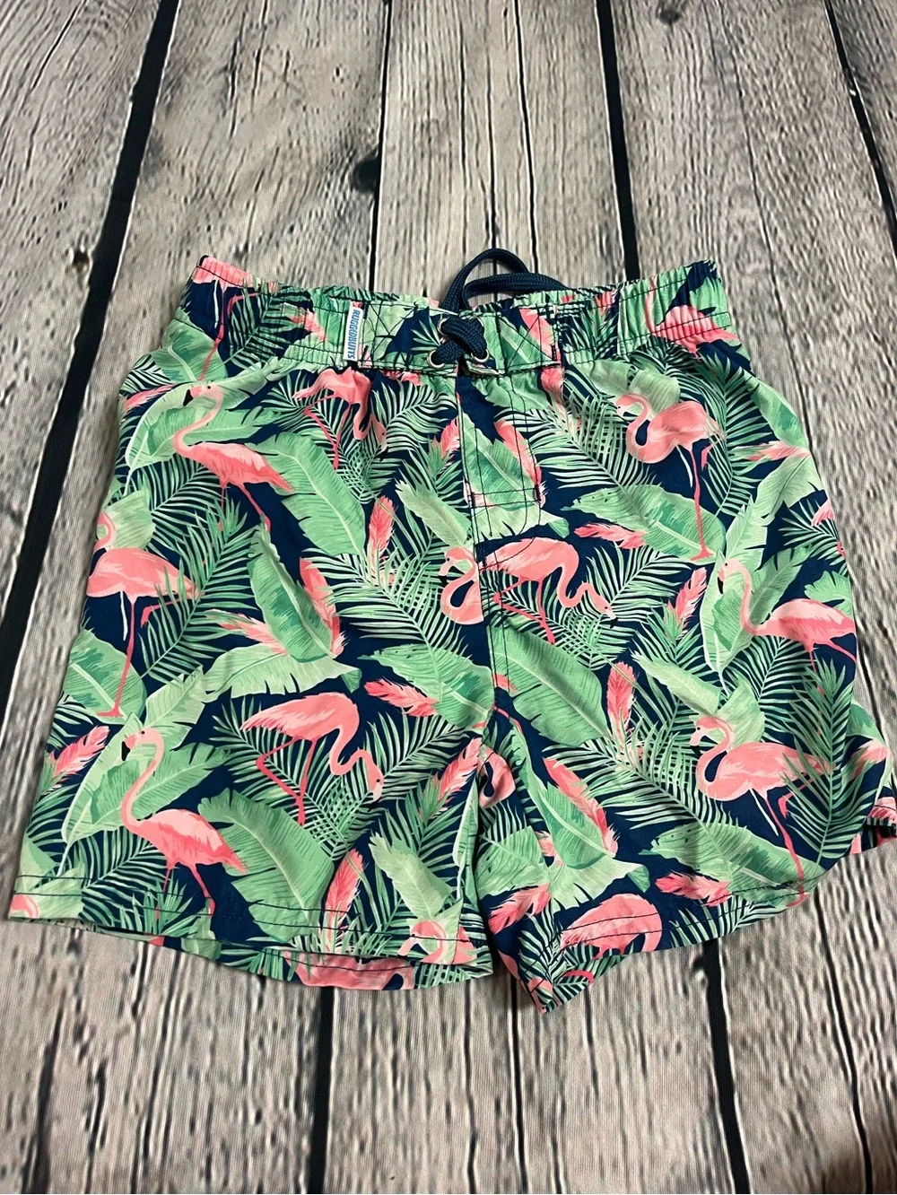 Rugged Butts flamingo swim trunks size 5